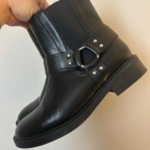 Old Navy moto faux leather boots